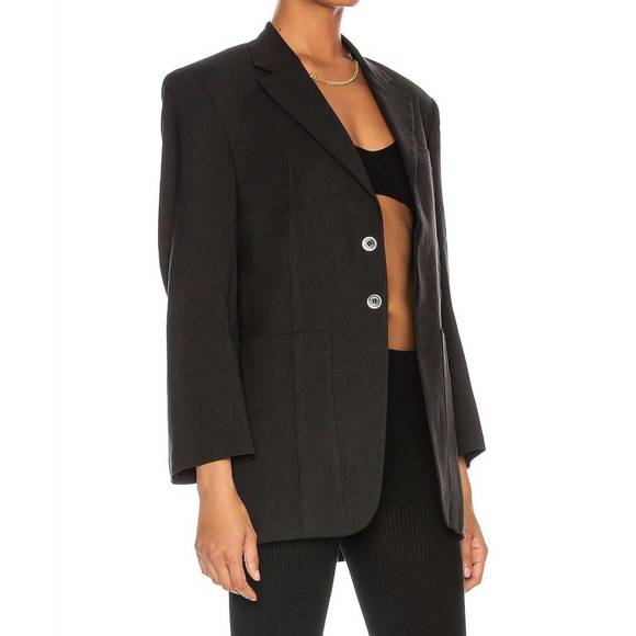 NEW JACQUEMUS la veste d'homme blazer jacket in black - Picture 2 of 4